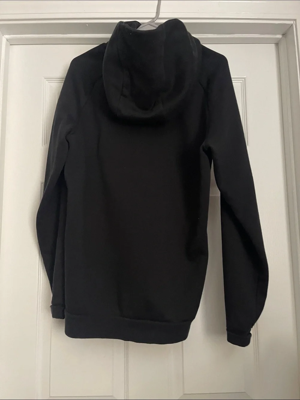 Jordan Black Hoodie with White Jumpman Graphic